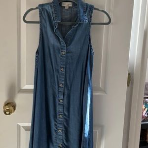 Cloth & Stone Chambray button down dress